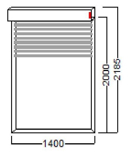 ROLETA 140×200 PVC – TVORNIČKE CIJENE – NAJJEFTINIJE U HRVATSKOJ