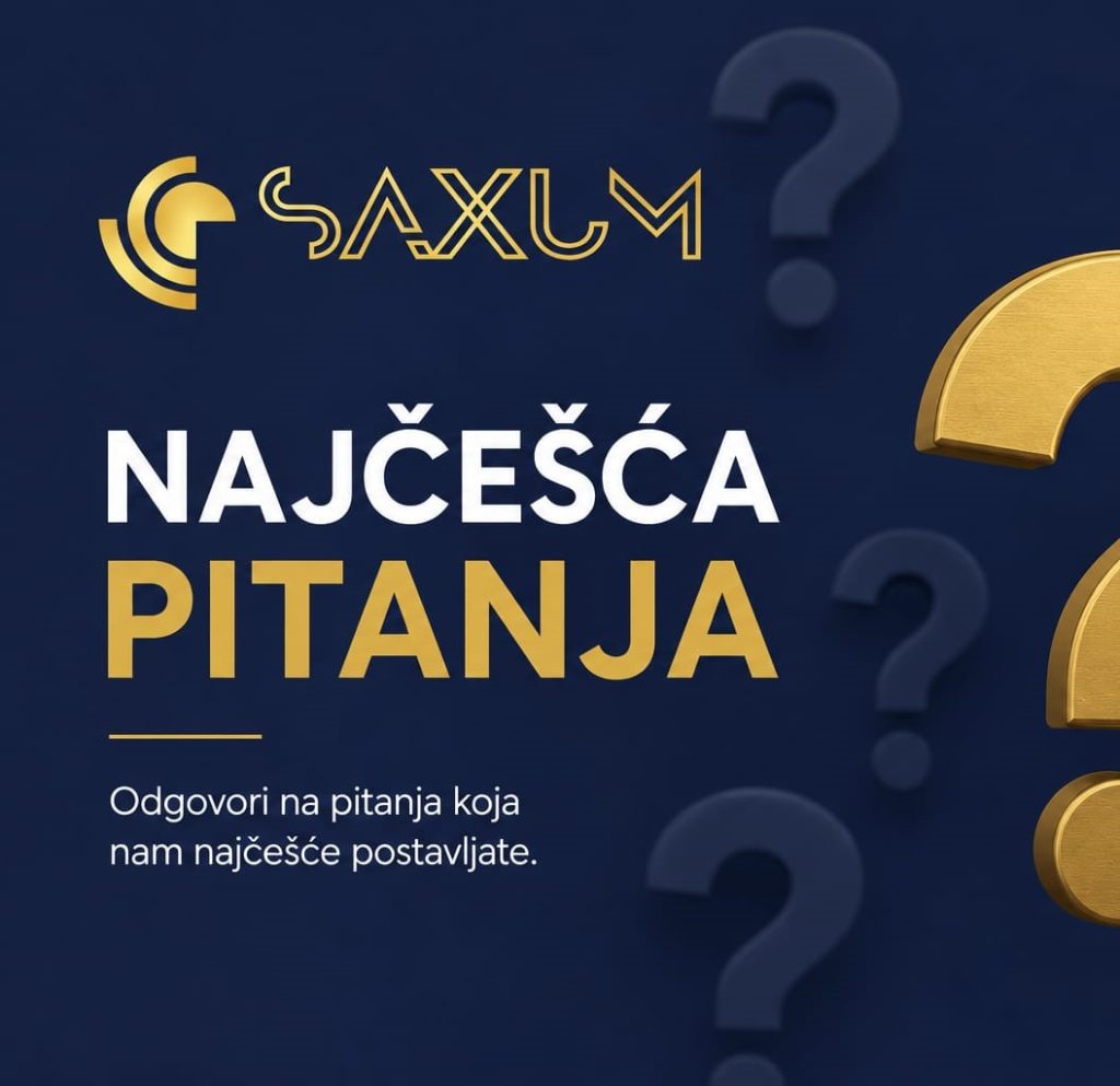 Saxum - PVC STOLARIJA - Odgovori na najčešća pitanja